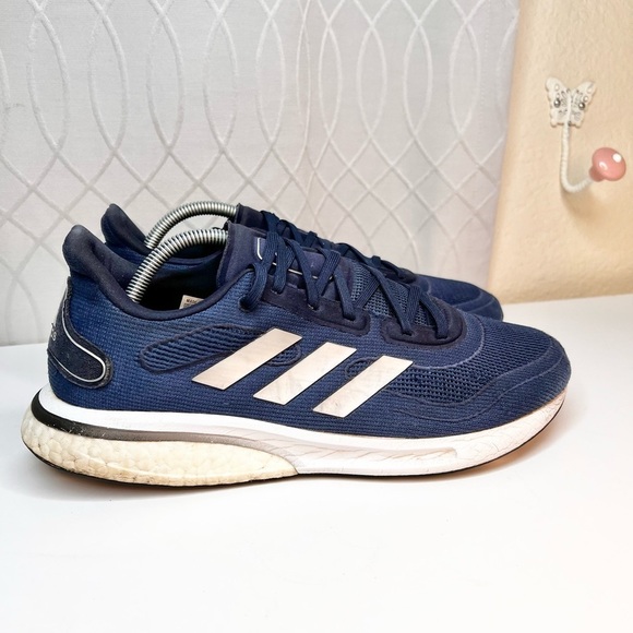Adidas Supernova Men’s Running Sneakers FX7421 Dark Blue Size 10 - Picture 2 of 7